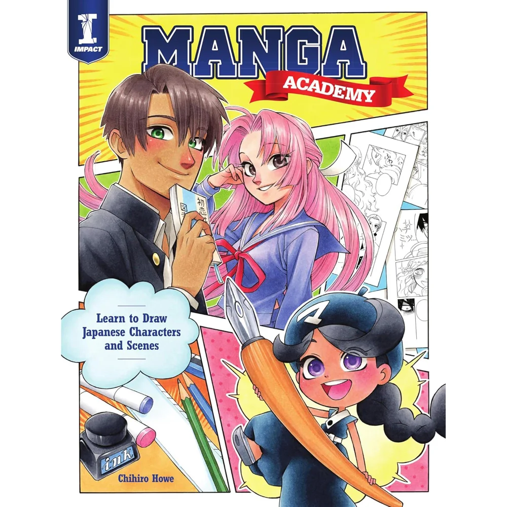 Manga Academy: Learn To Draw Japanese Characters & Scenes - Chihiro Howe Afbeelding 1