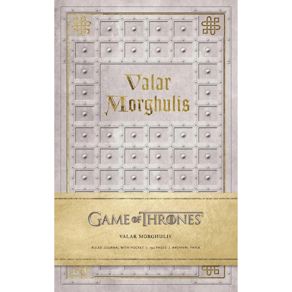 Game of Thrones: Valar Morghulis Hardcover Ruled Journal Afbeelding 1