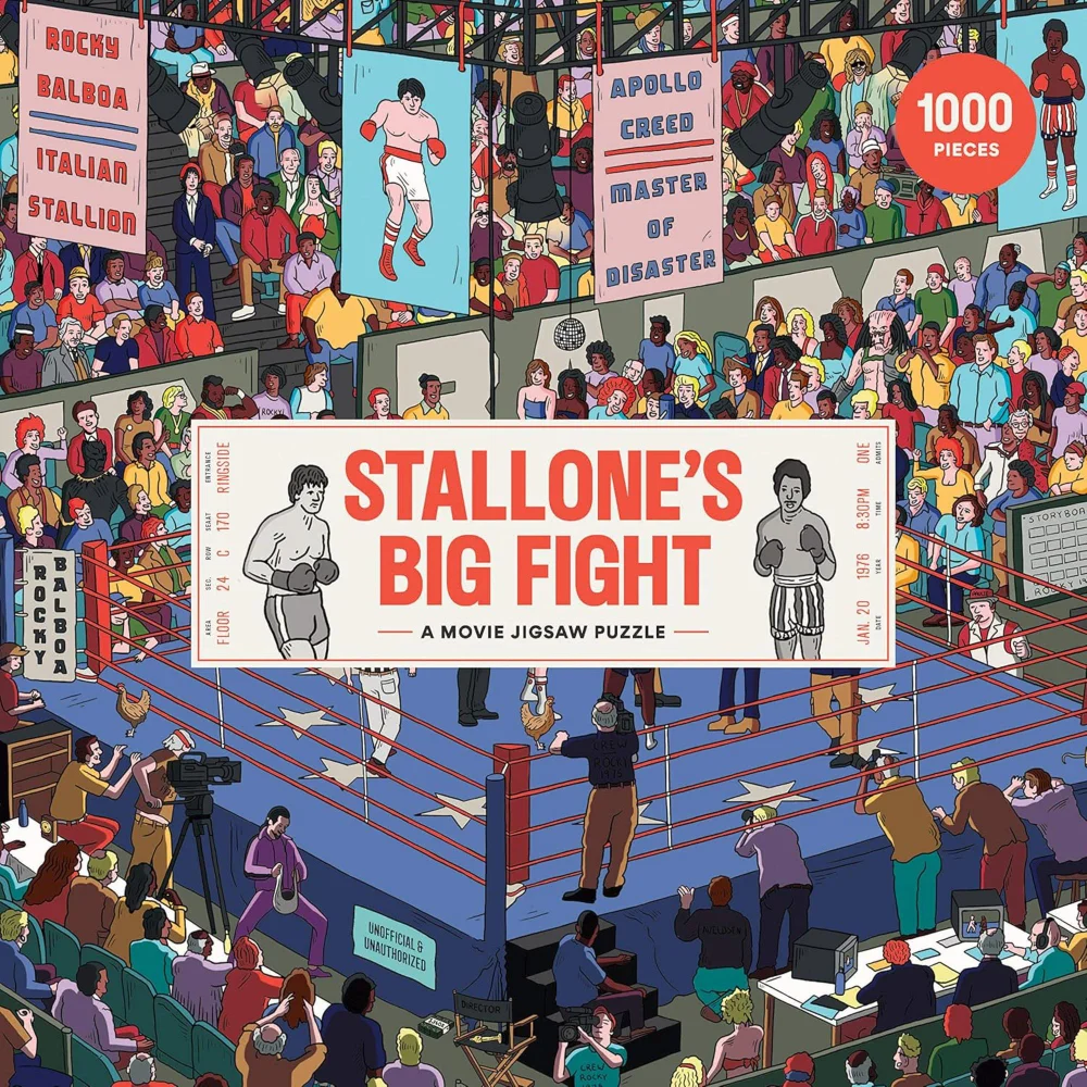 Stallone's Big Fight: A Movie Jigsaw Puzzle Afbeelding 1