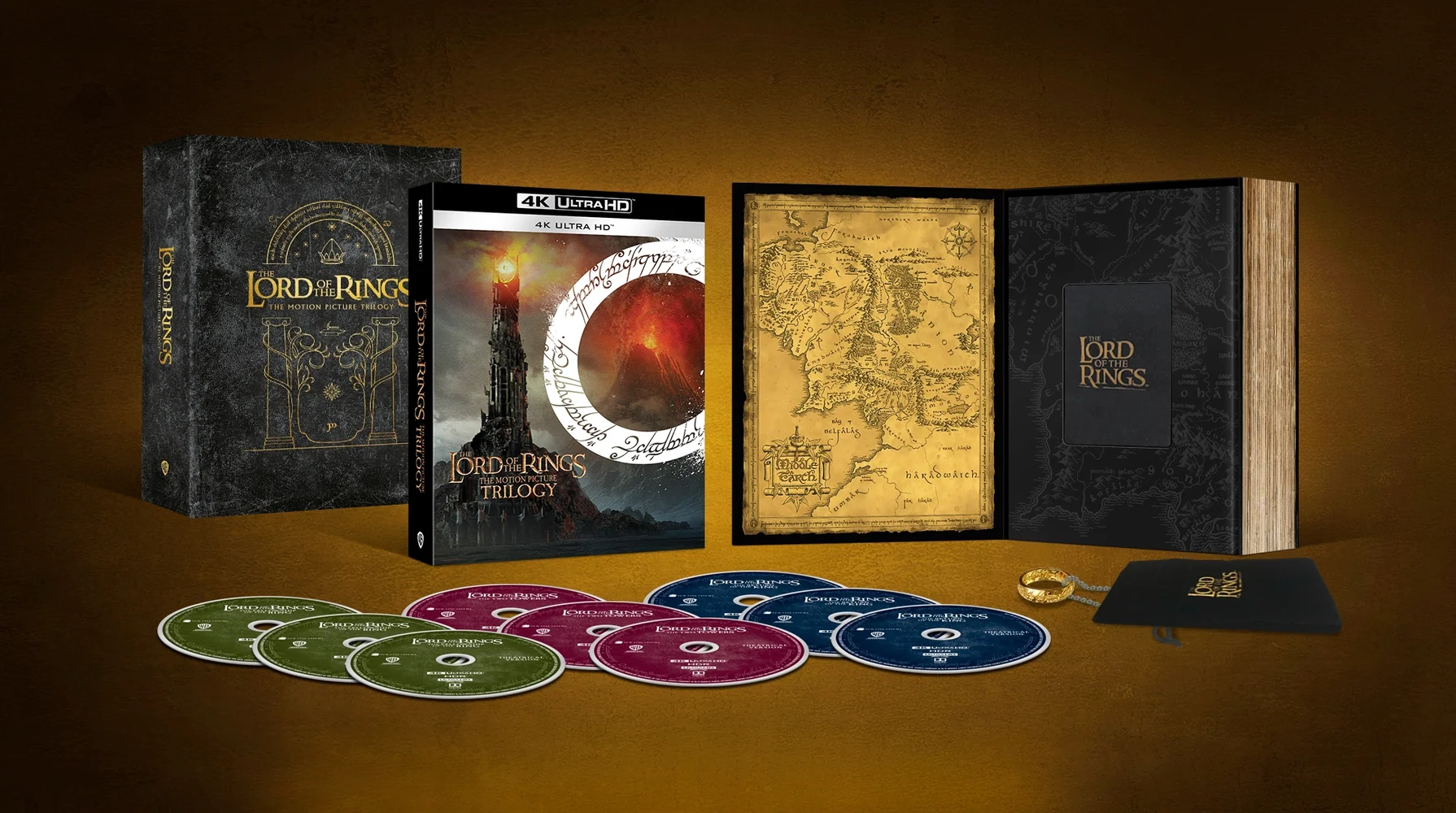 The Lord of the Rings Trilogy 'One Ring' Giftbox Special Edition 4K Ultra HD Afbeelding 1