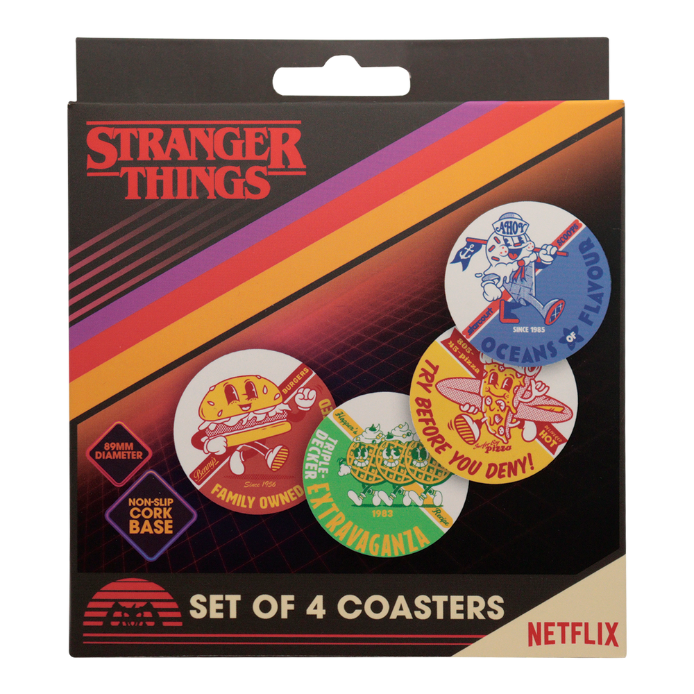 Stranger Things Coasters Afbeelding 1