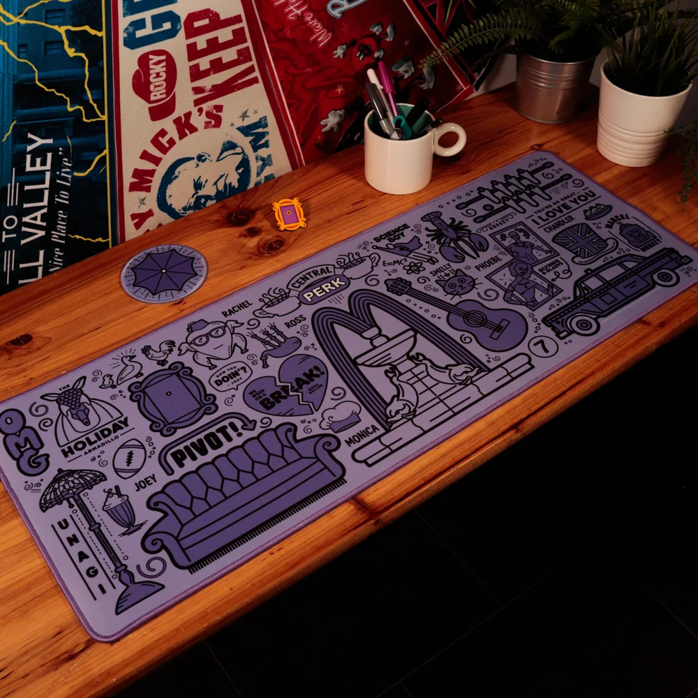 Friends Desk Pad & Coaster Set Afbeelding 1