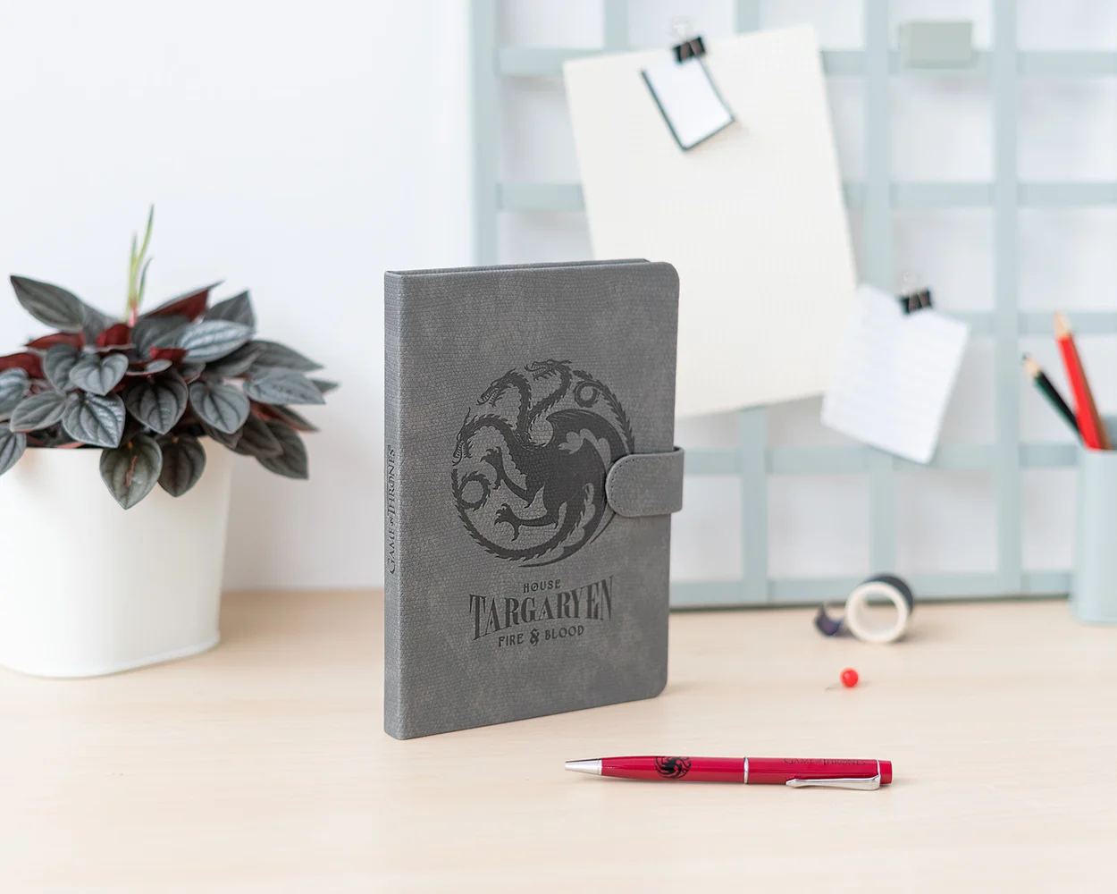 Game Of Thrones Targaryen House Premuim A5 Notebook With Projector Pen Afbeelding 1
