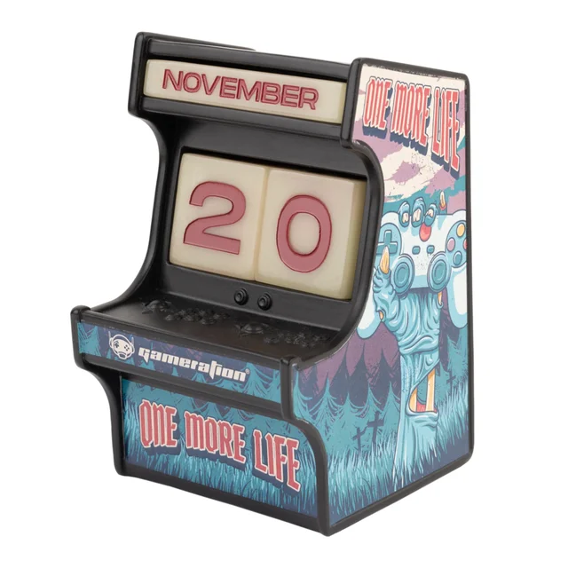 Gameration Arcade 3D Perpetual Calendar