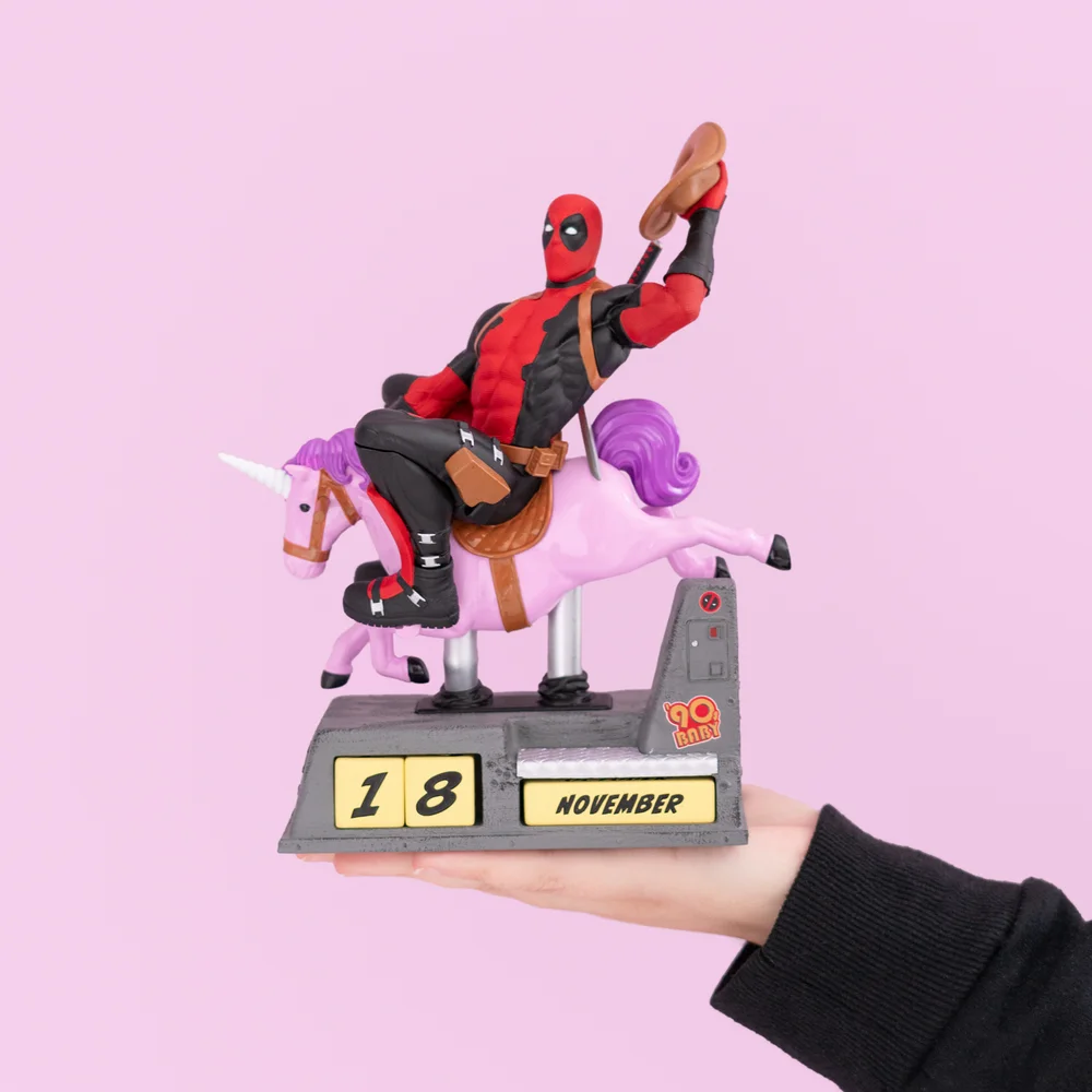 Marvel Deadpool 3D Perpetual Calendar Afbeelding 1