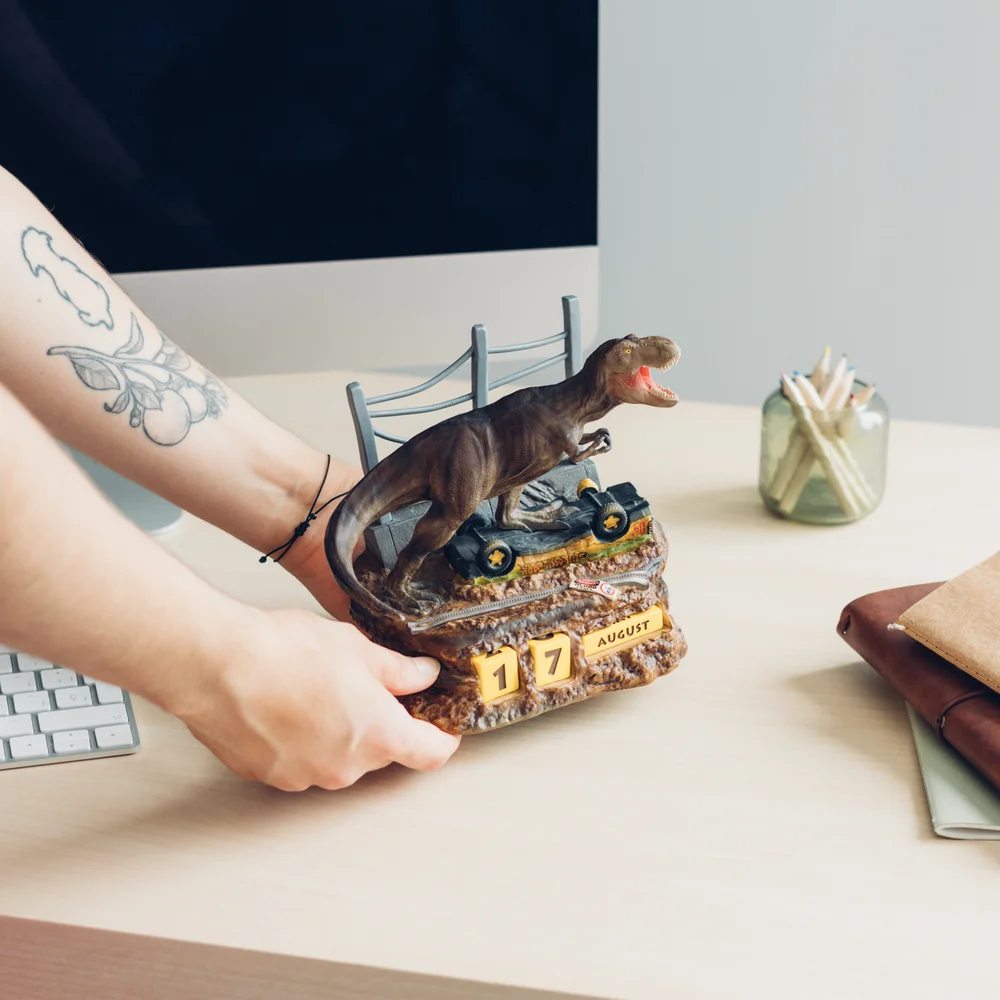Jurassic Park 3D Perpetual Calendar Afbeelding 1