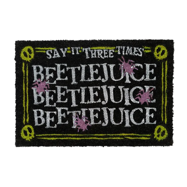 Beetlejuice Door Mat