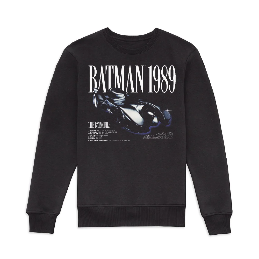 BATMAN Batmobile Sweatshirt - Black - L Afbeelding 1