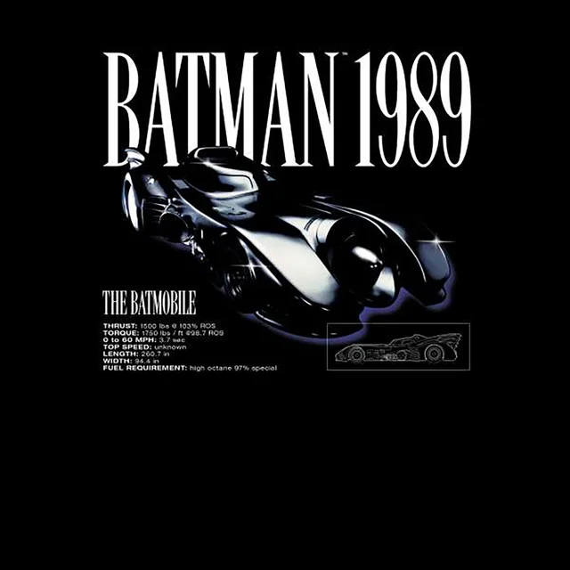 BATMAN Batmobile Sweatshirt - Black