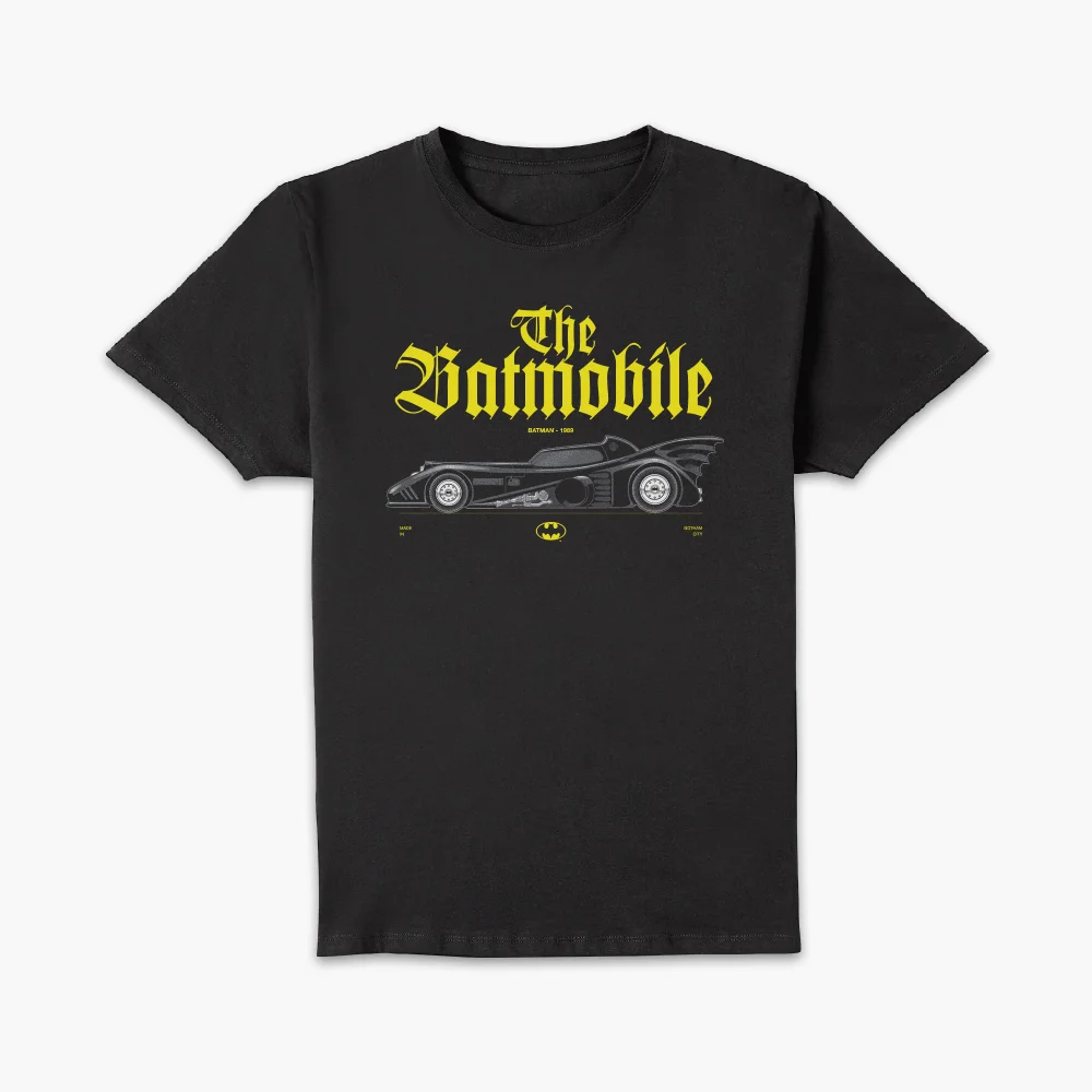 BATMAN Batmobile Profile Unisex T-Shirt - Black - XXL Afbeelding 1