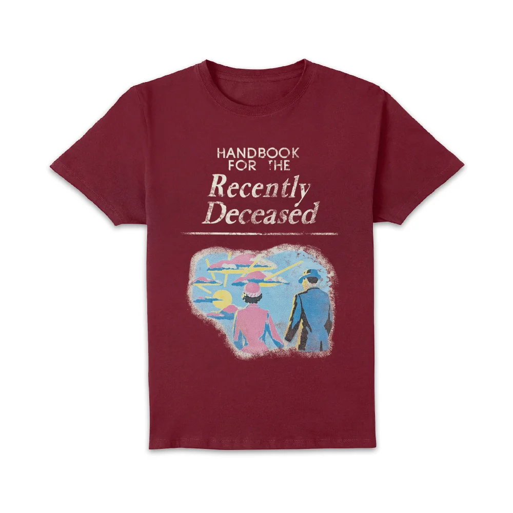 Beetlejuice Handbook For The Recently Deceased Unisex T-Shirt - Burgundy - S Afbeelding 1