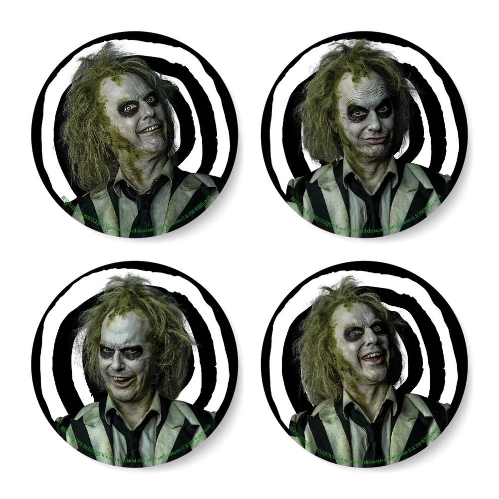 Beetlejuice Sandworm Instructional Coaster Set Afbeelding 1