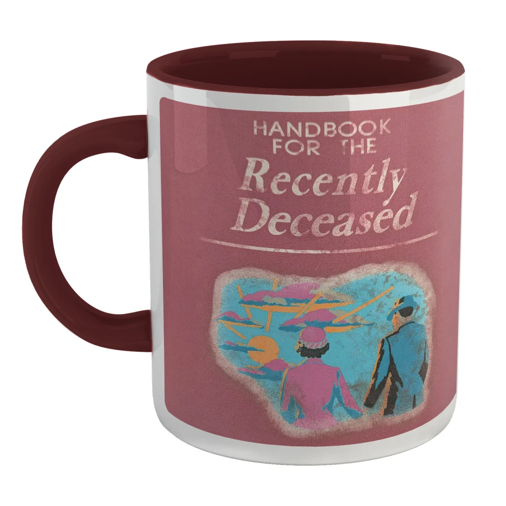 Beetlejuice Handbook For The Recently Deceased Mug - Burgundy Afbeelding 1