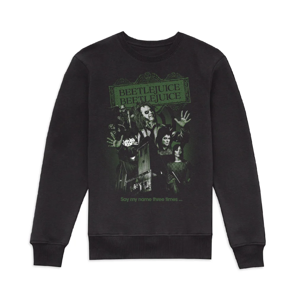 Beetlejuice Welcome Home Sweatshirt - Black - XS Afbeelding 1