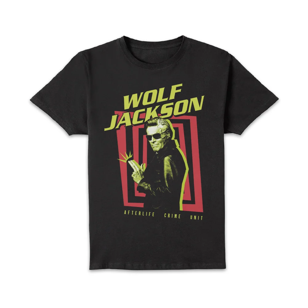 Beetlejuice Wolf Jackson Unisex T-Shirt - Black - 4XL Afbeelding 1