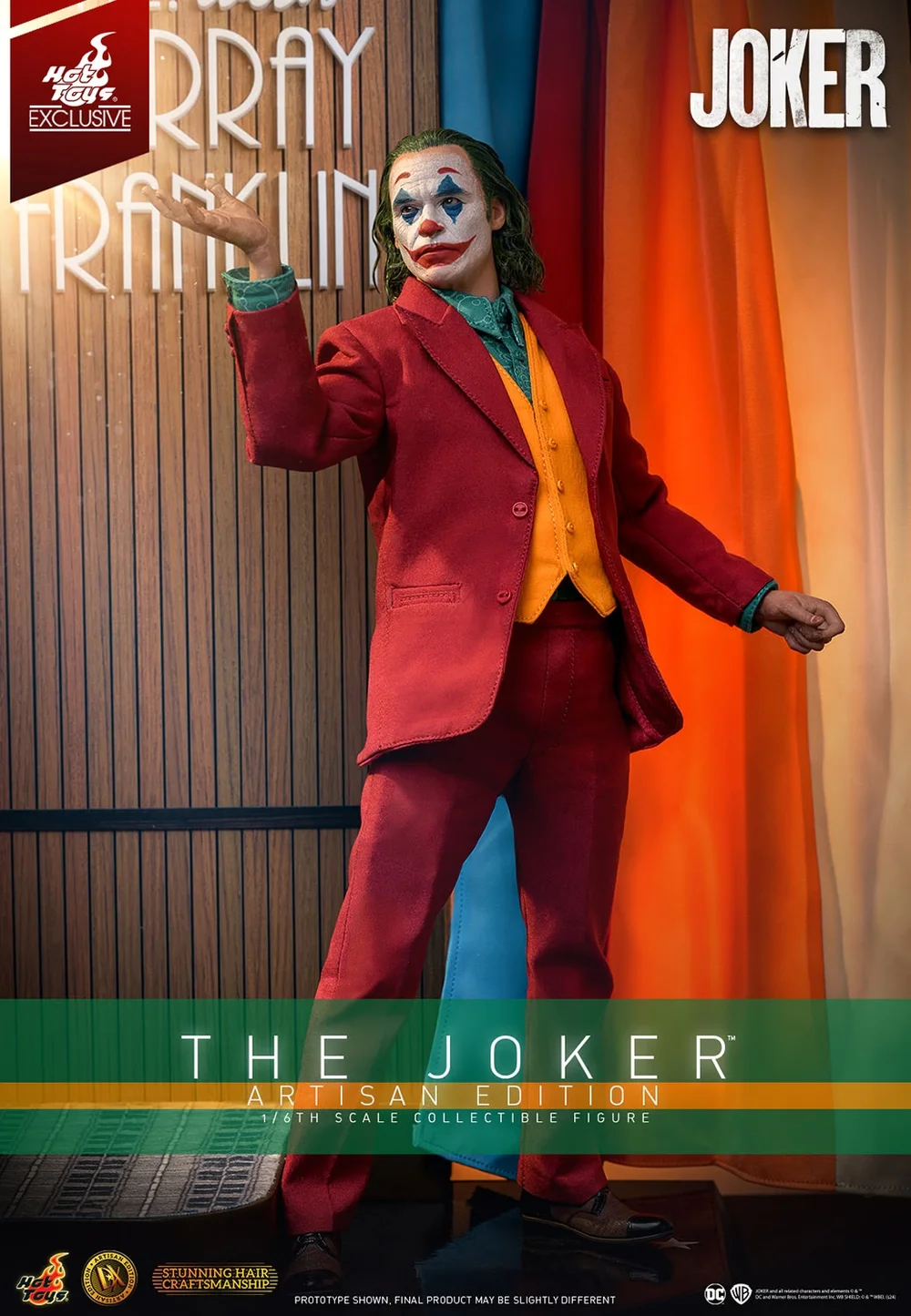 Hot Toys 1/6th Scale The Joker (Artisan Edition) Limited Edition Statue Afbeelding 1