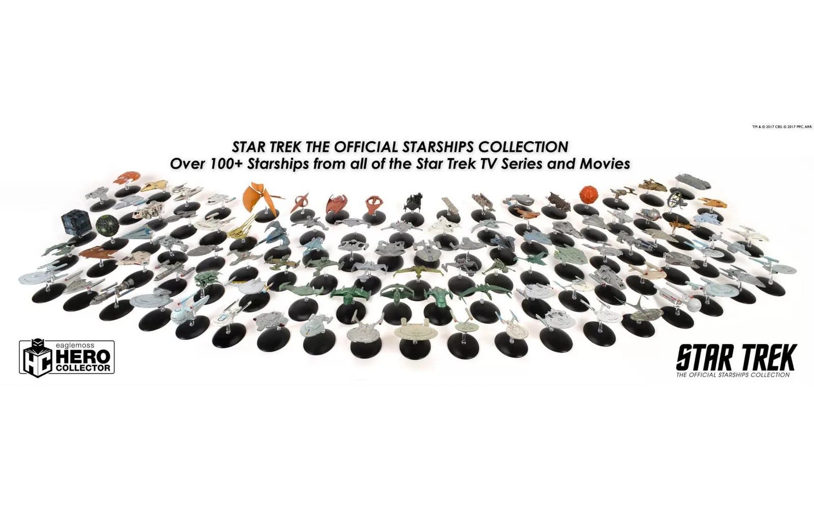 Hero Collector Star Trek The Official Starships Collection Mystery 10-Pack Die-Cast Models Afbeelding 1