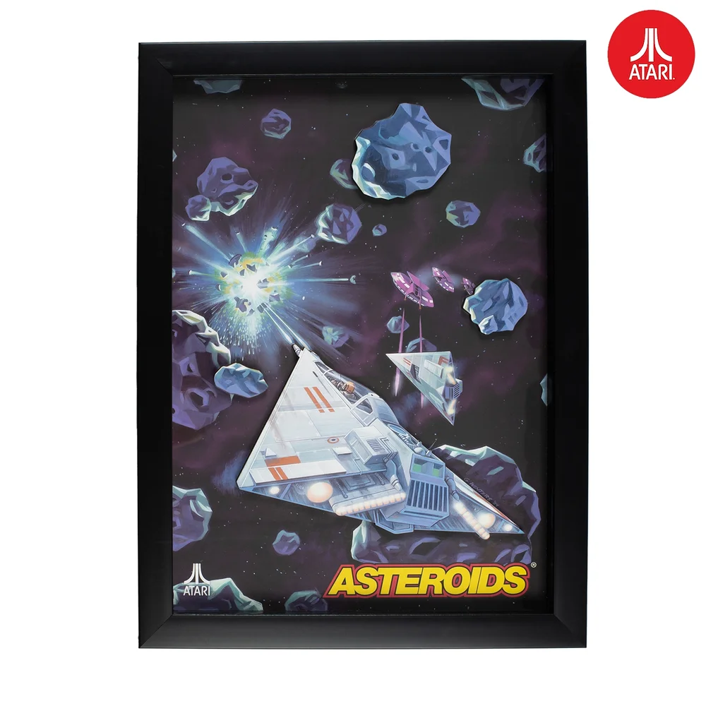 Official Atari 3D Wall Art - Asteroids Collection Afbeelding 1
