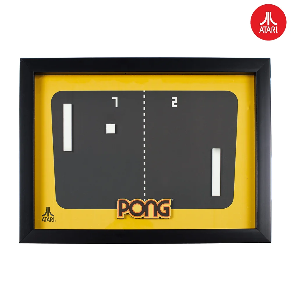 Official Atari 3D Wall Art - Pong Collection Afbeelding 1