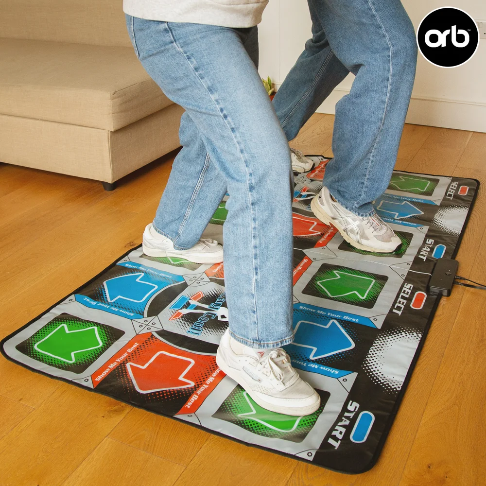 Retro Arcade Dance Mat (2 Player, 9 Games, 110 Built in Songs) Afbeelding 1