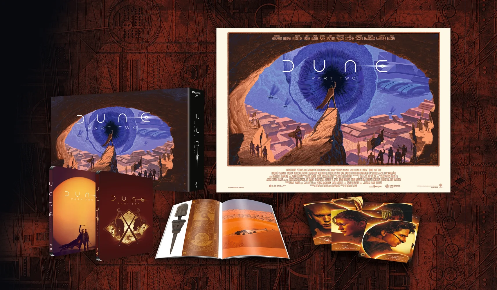 Dune: Part II Double Steelbook Collector’s Edition 4K Ultra HD Afbeelding 1