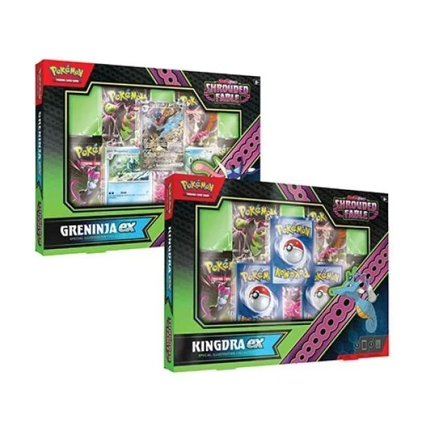 Pokemon TCG: Scarlet & Violet Shrouded Fable Greninja/Kingdra Ex Special Illustration Collection - Assortment Afbeelding 1