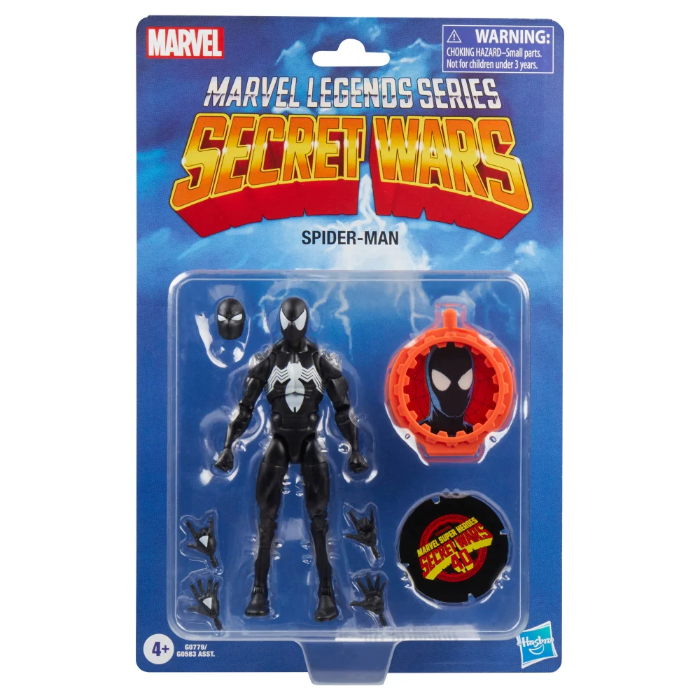 Hasbro Marvel Legends Series Spider-Man, Retro Marvel Comics Collectible Action Figure (6”) Afbeelding 1