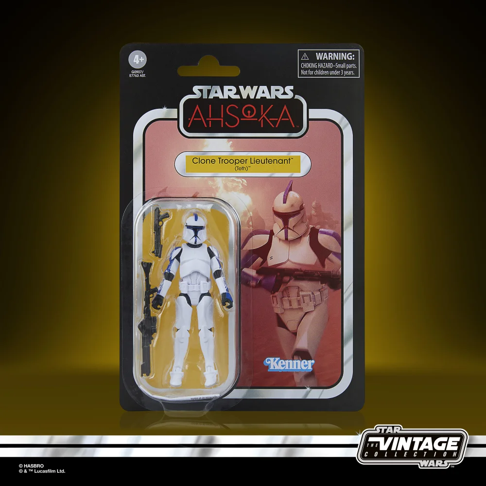 Hasbro Star Wars The Vintage Collection Clone Trooper Lieutenant (Teth) Action Figure (3.75”) Afbeelding 1