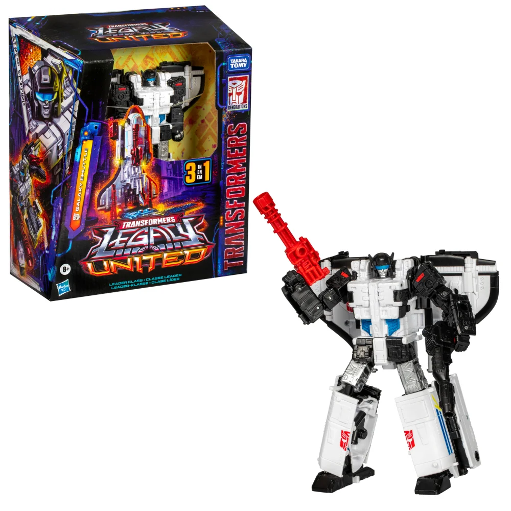 Hasbro Transformers Legacy United Leader Class Galaxy Shuttle 7.5” Action Figure, 8+ Afbeelding 1