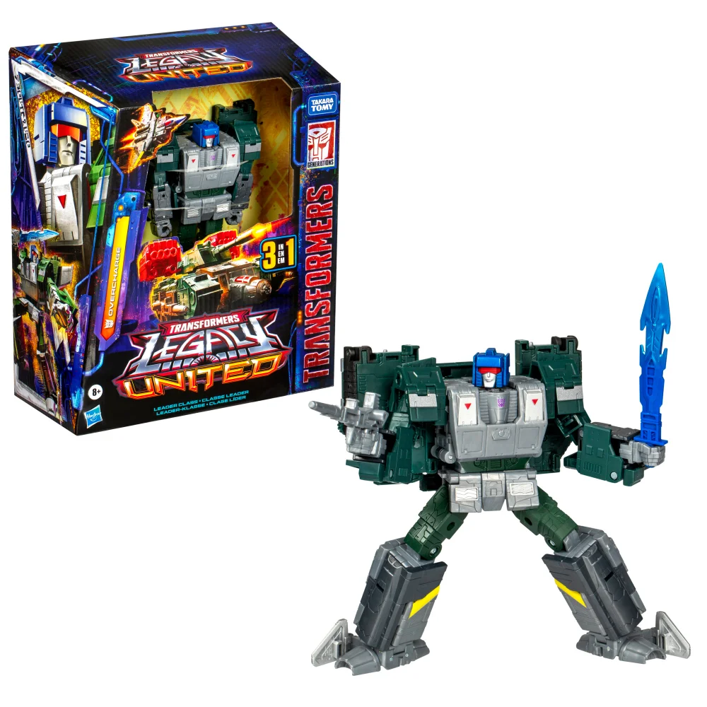 Hasbro Transformers Legacy United Leader Class Overcharge 7.5” Action Figure, 8+ Afbeelding 1