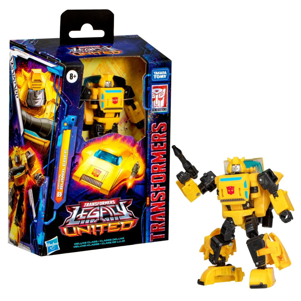 Hasbro Transformers Legacy Deluxe Class Bumblebee Action Figure Afbeelding 1