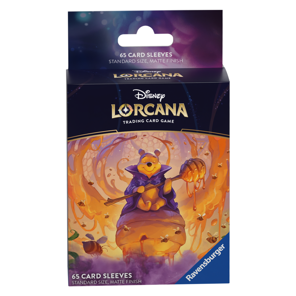 Disney Lorcana Trading Card Game Azurite Sea Pooh Card Sleeve Pack Afbeelding 1