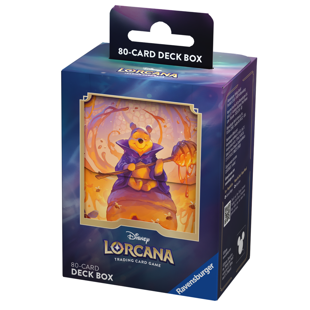 Disney Lorcana Trading Card Game Azurite Sea Pooh Deck Box Afbeelding 1