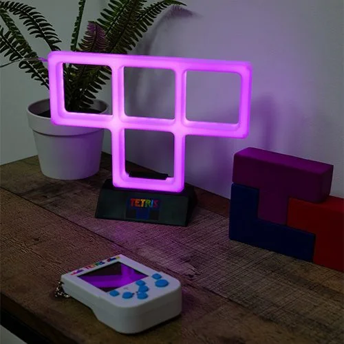 Tetris Neon Light Purple Afbeelding 1
