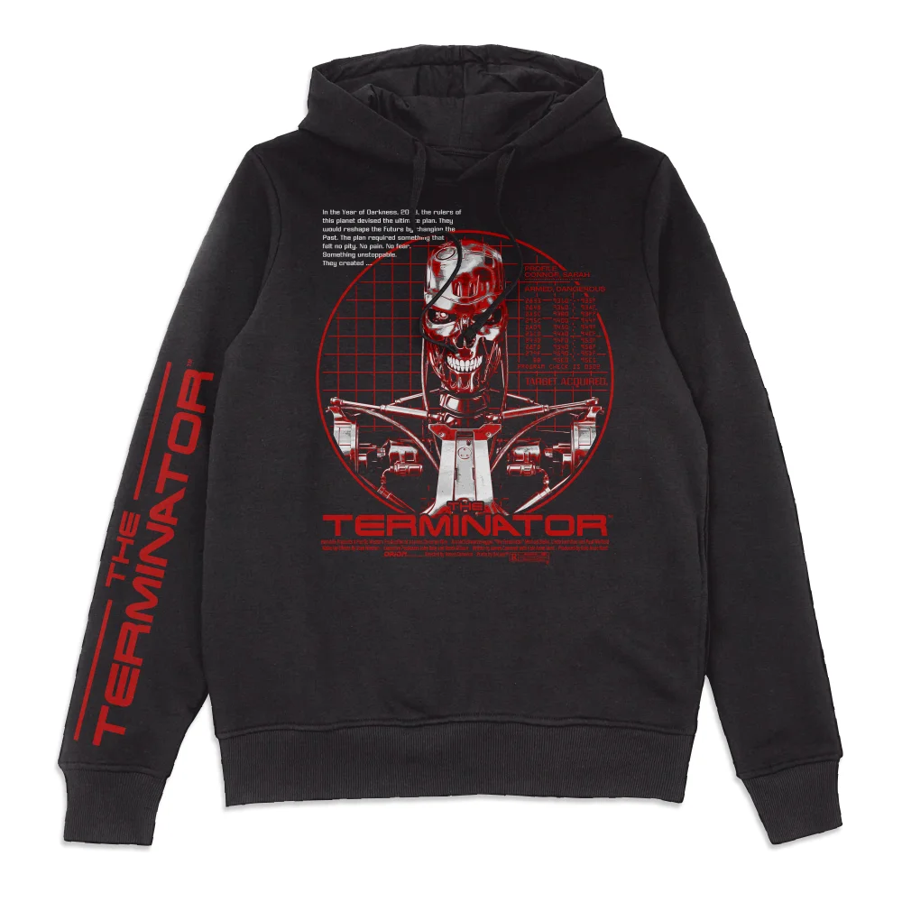 The Terminator Target Acquired Hoodie - Black - L Afbeelding 1