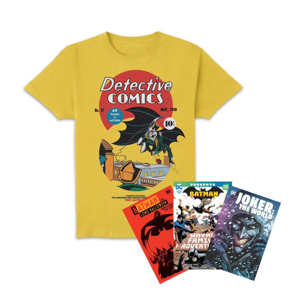 Zavvi Exclusive Detective Comics #27 T-Shirt - Yellow (FREE COMIC BOOK DAY EDITION) - S Afbeelding 1