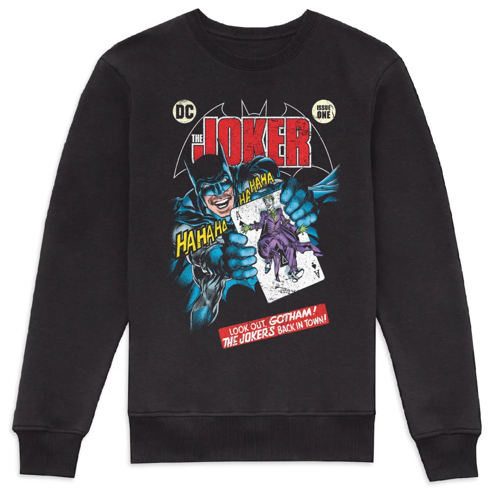 Joker Look Out Gotham Sweatshirt - Black - XS - Zwart Afbeelding 1