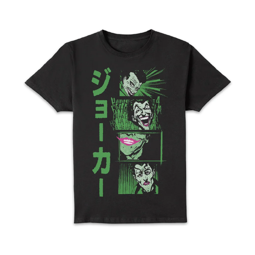 Joker Katakana Laughs Unisex T-Shirt - Black - S - Zwart Afbeelding 1