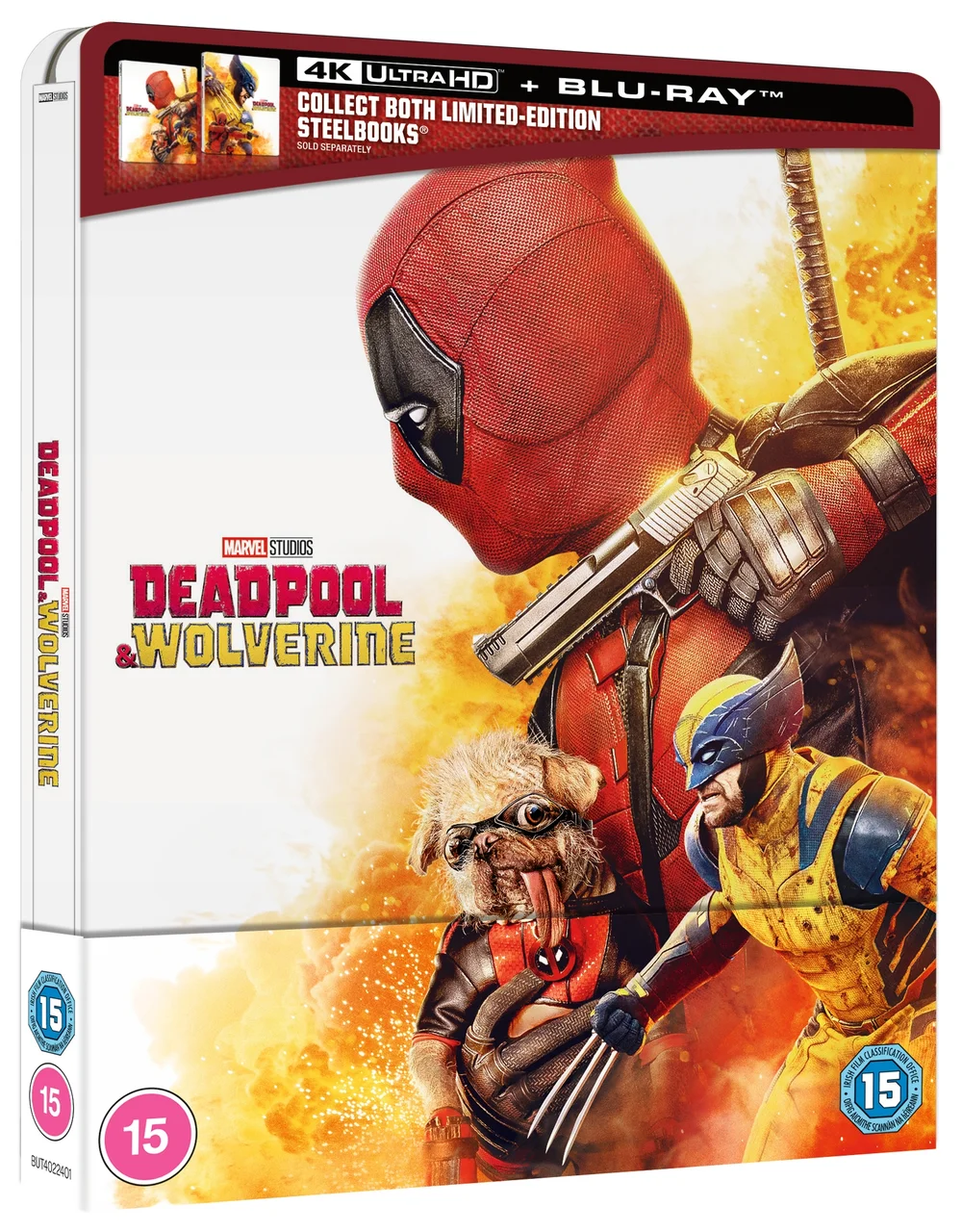 Marvel's Deadpool & Wolverine 4K Ultra HD & Blu-ray Steelbook 1 (Deadpool) Afbeelding 1