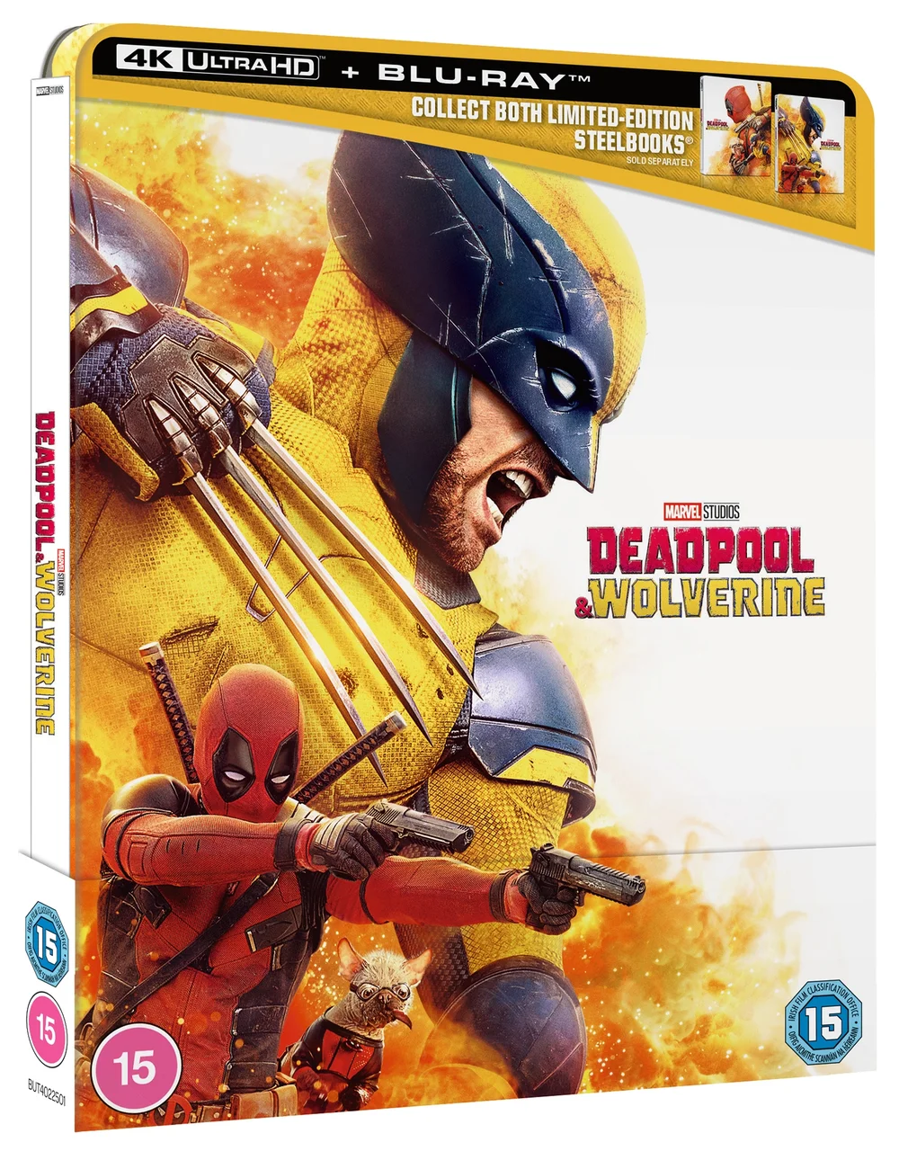 Marvel's Deadpool & Wolverine 4K Ultra HD & Blu-ray Steelbook 2 (Wolverine) Afbeelding 1