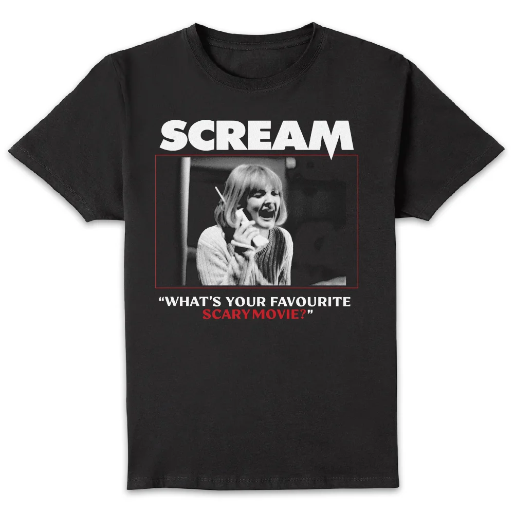 Scream What's Your Favourite Scary Movie? Unisex T-Shirt - Black - 3XL Afbeelding 1