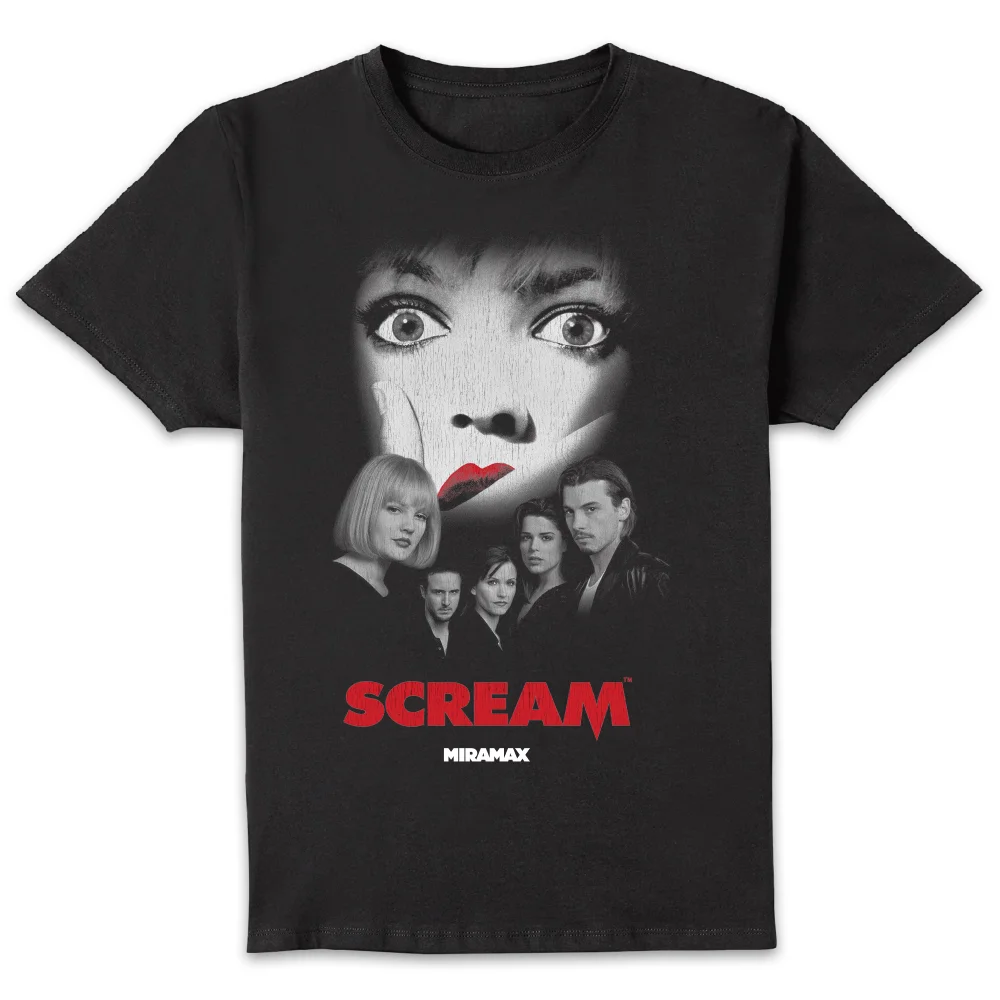 Scream Poster Unisex T-Shirt - Black - S Afbeelding 1