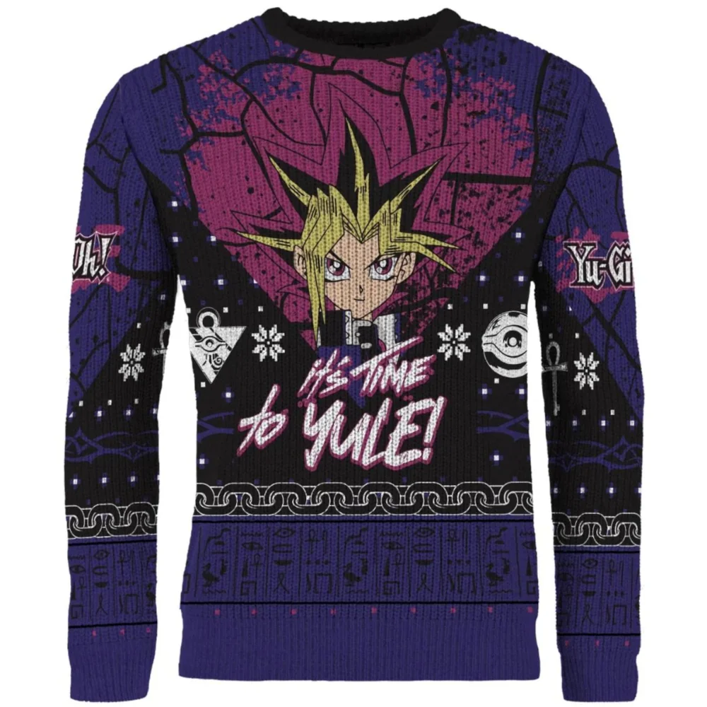 Yu-Gi-Oh! It's Time To Yule! Knitted Christmas Jumper - S Afbeelding 1