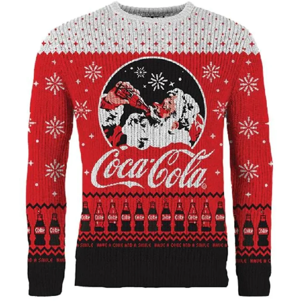 Coca-Cola Holidays Are Coming Knitted Christmas Jumper - 3XL Afbeelding 1