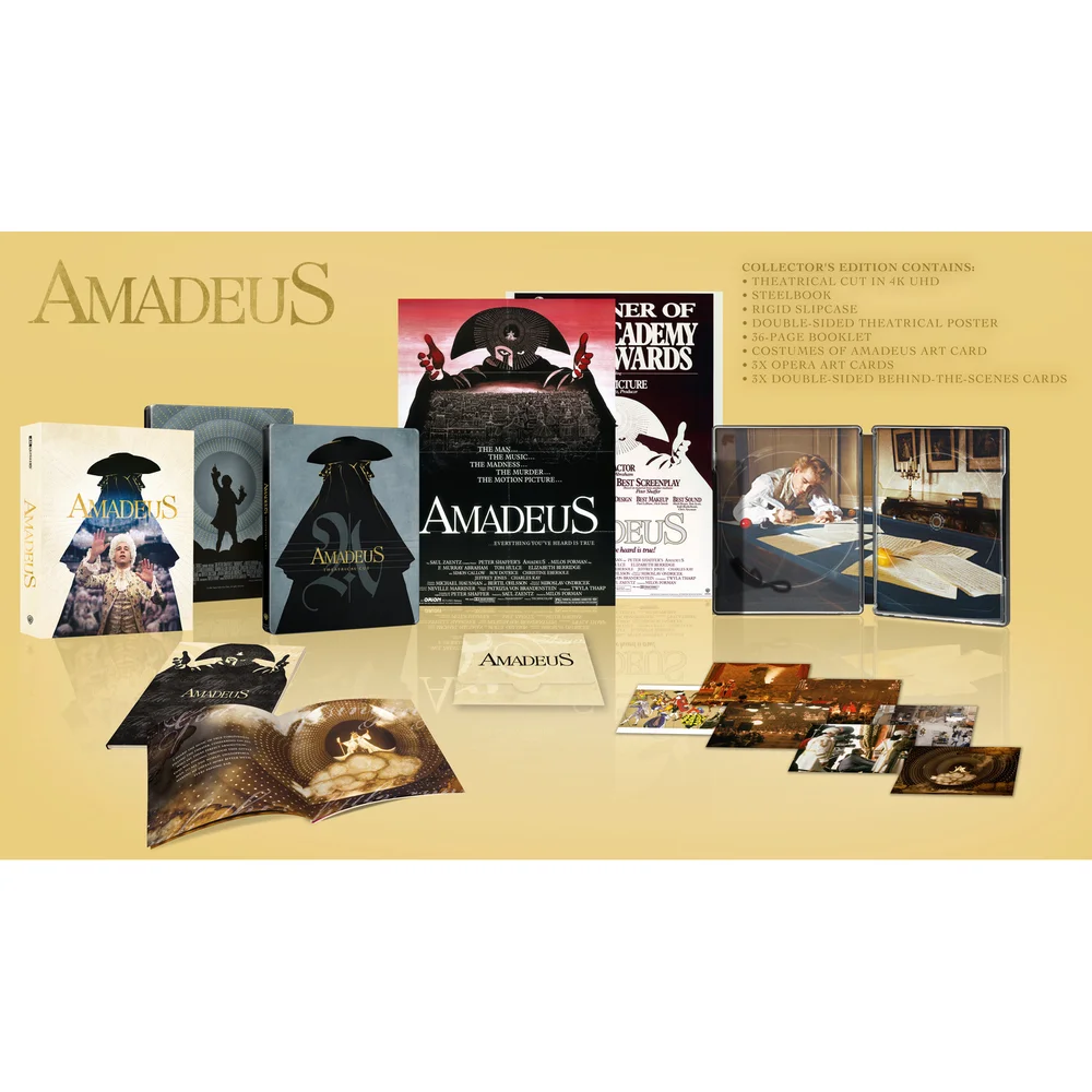 Amadeus Collector's Edition 4K Ultra HD & Blu-ray Steelbook Afbeelding 1