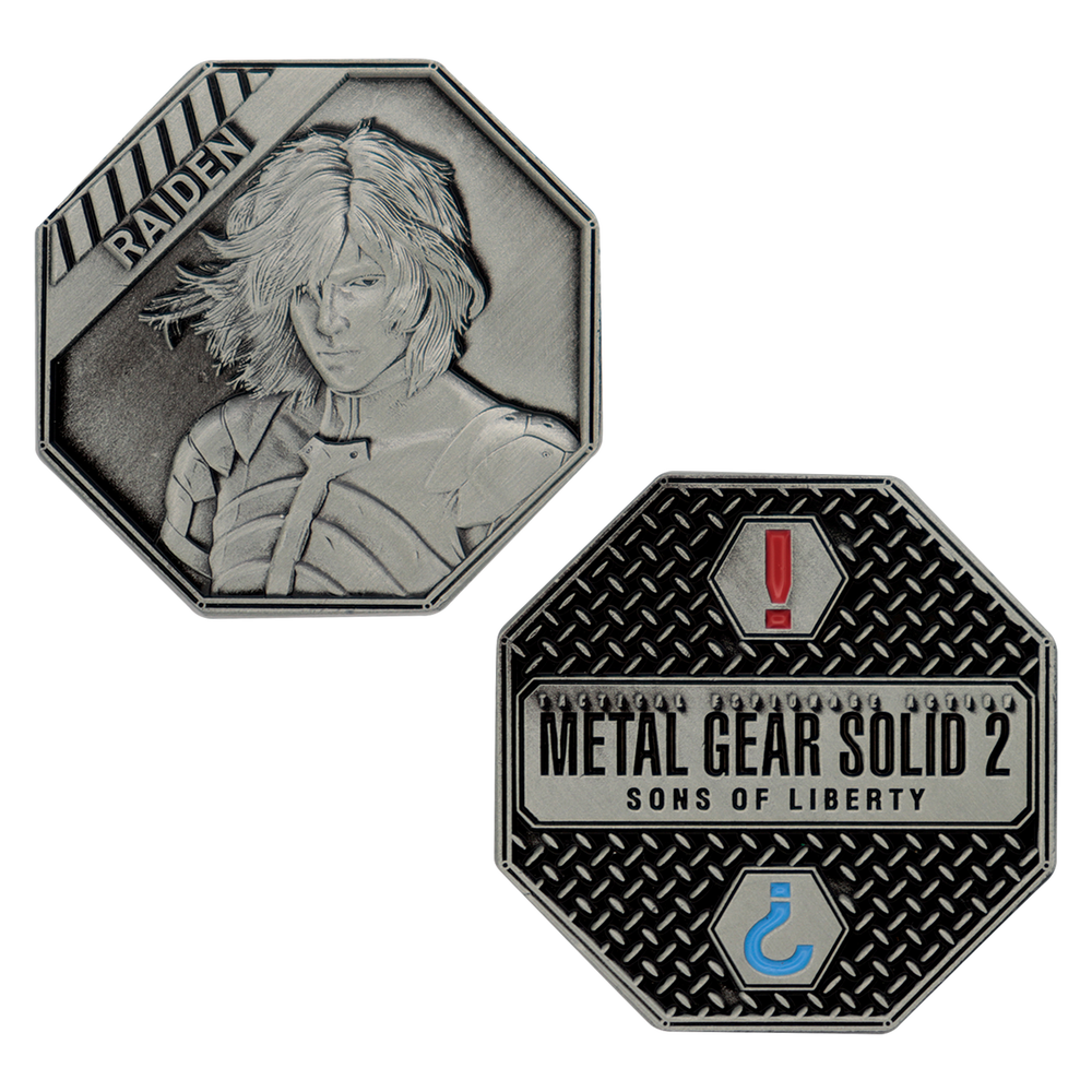 Metal Gear Solid 2 Raiden Coin Afbeelding 1