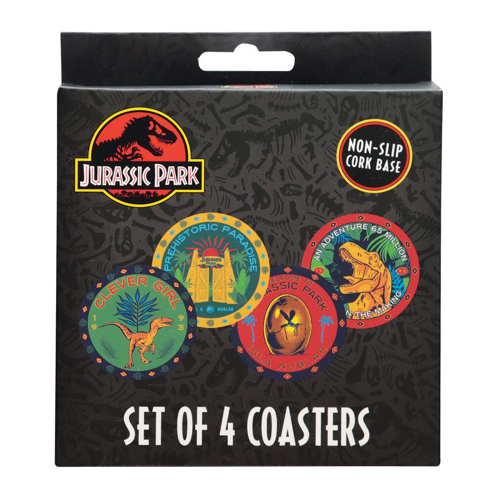 Jurassic Park Printed Drinks Coasters Afbeelding 1