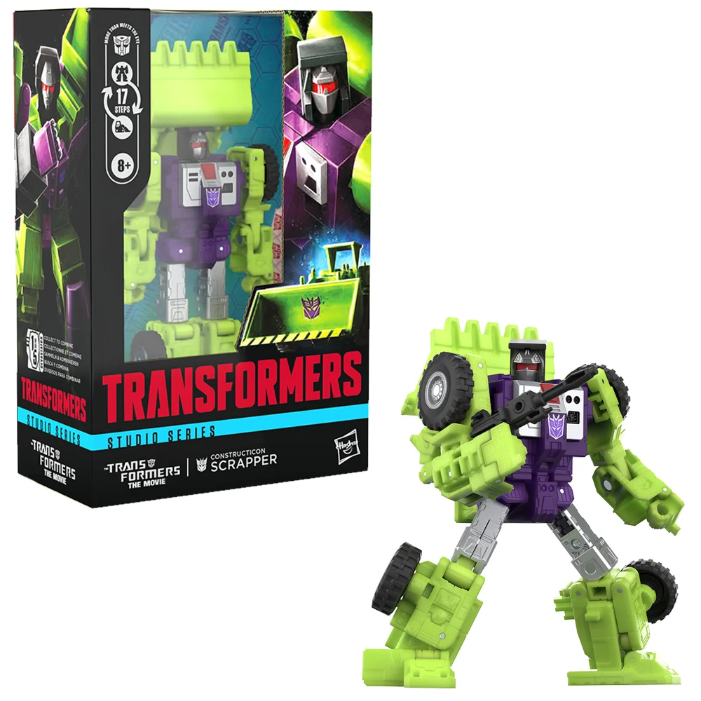 Transformers Studio Series Transformers: The Movie Constructicon Scrapper Action Figure Afbeelding 1
