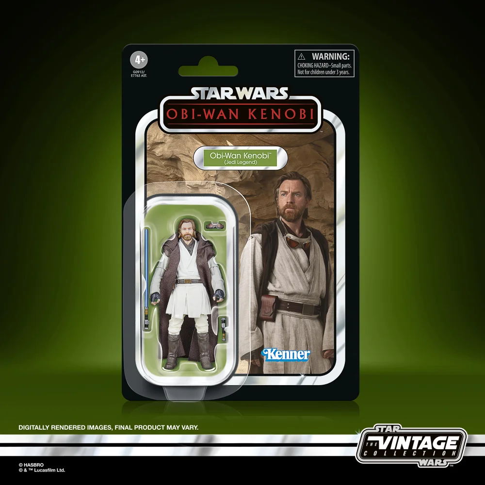 Star Wars The Vintage Collection Obi-Wan Kenobi (Jedi Legend) Action Figure (3.75”) Afbeelding 1