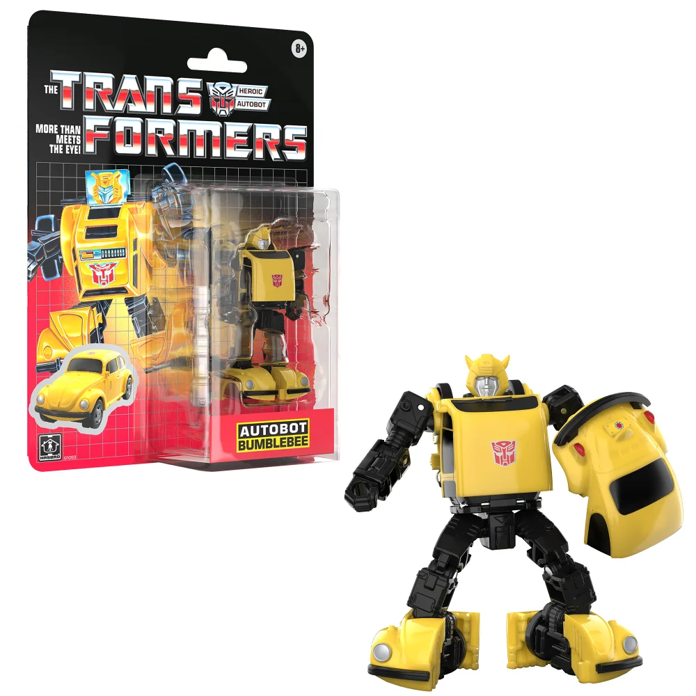 Transformers Toys Retro G1 Autobot Bumblebee (5”) Action Figure Afbeelding 1